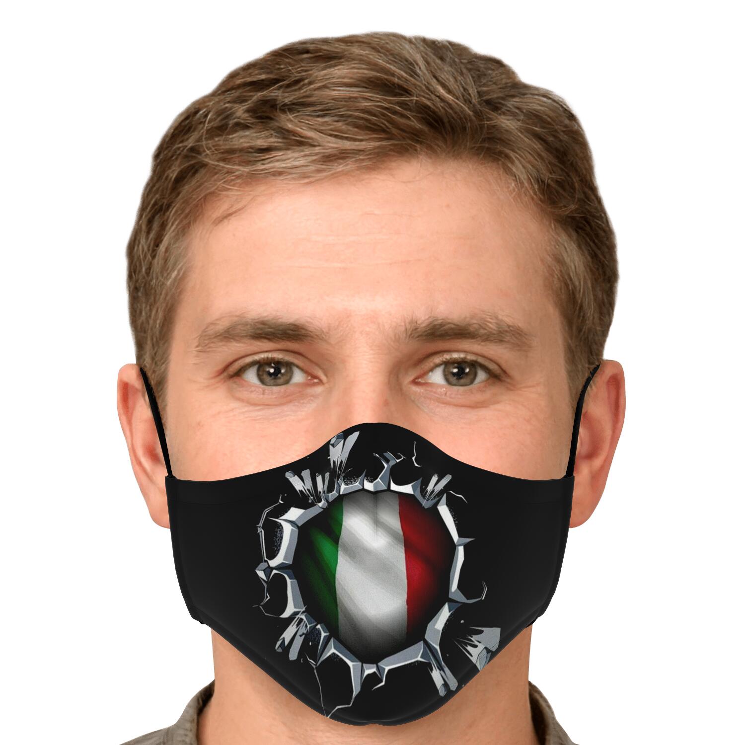 Italy Inside Custom Face Mask + 2 PM 2.5 Filters