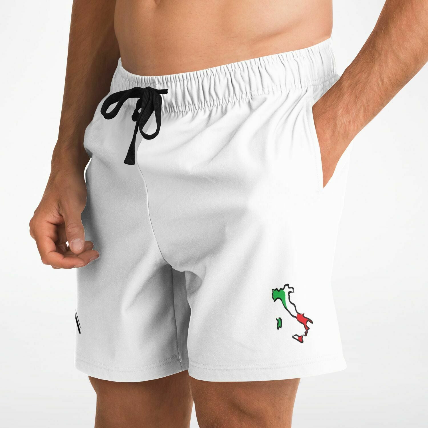 Italy Flag Map Fashion Shorts