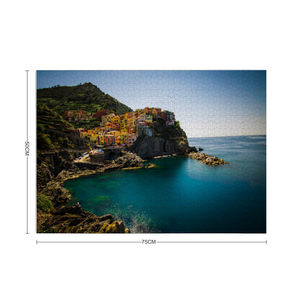 Cinque Terre Italy Jigsaw Wooden Puzzle 1000 Pieces