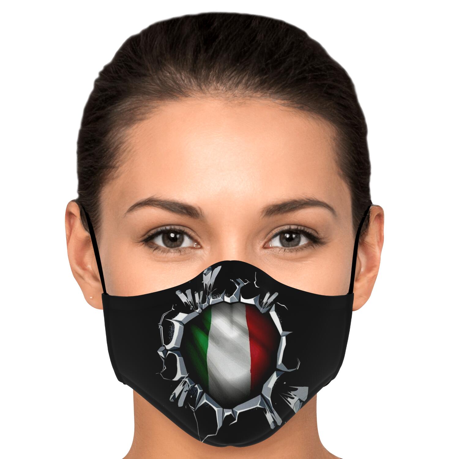 Italy Inside Custom Face Mask + 2 PM 2.5 Filters