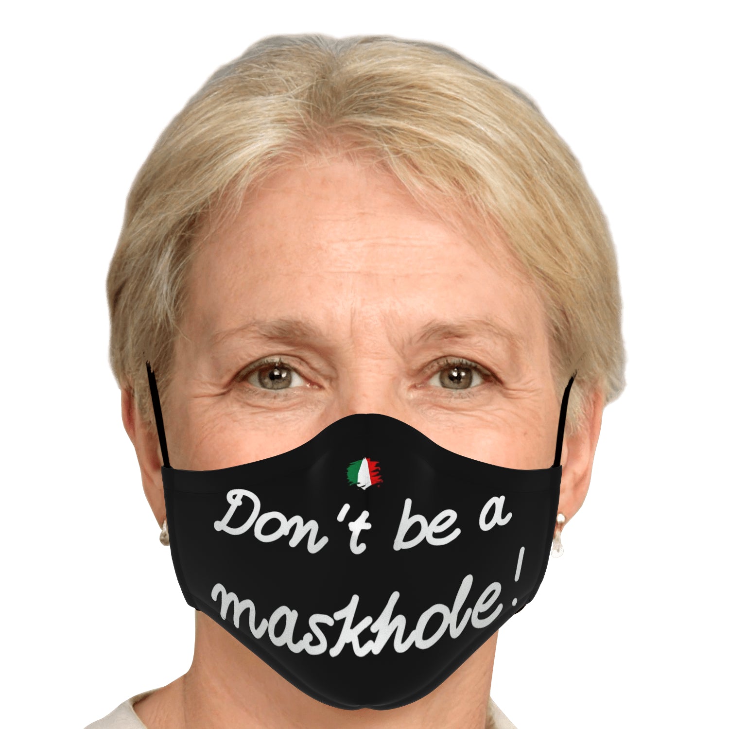 Don't Be A Maskhole! Funny Face Mask + 2 PM 2.5 Filters