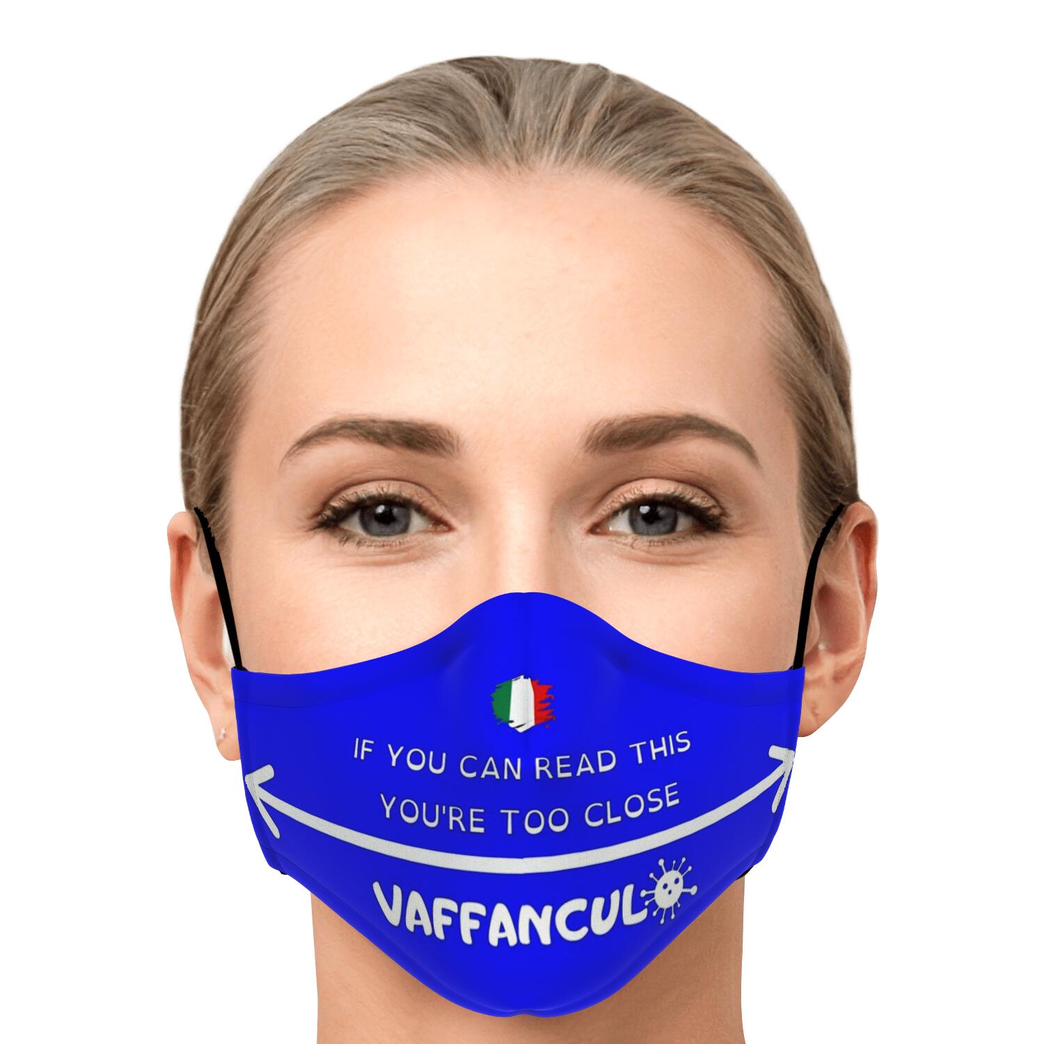 Vaffanculo You're Too Close Face Mask + 2 PM 2.5 Filters