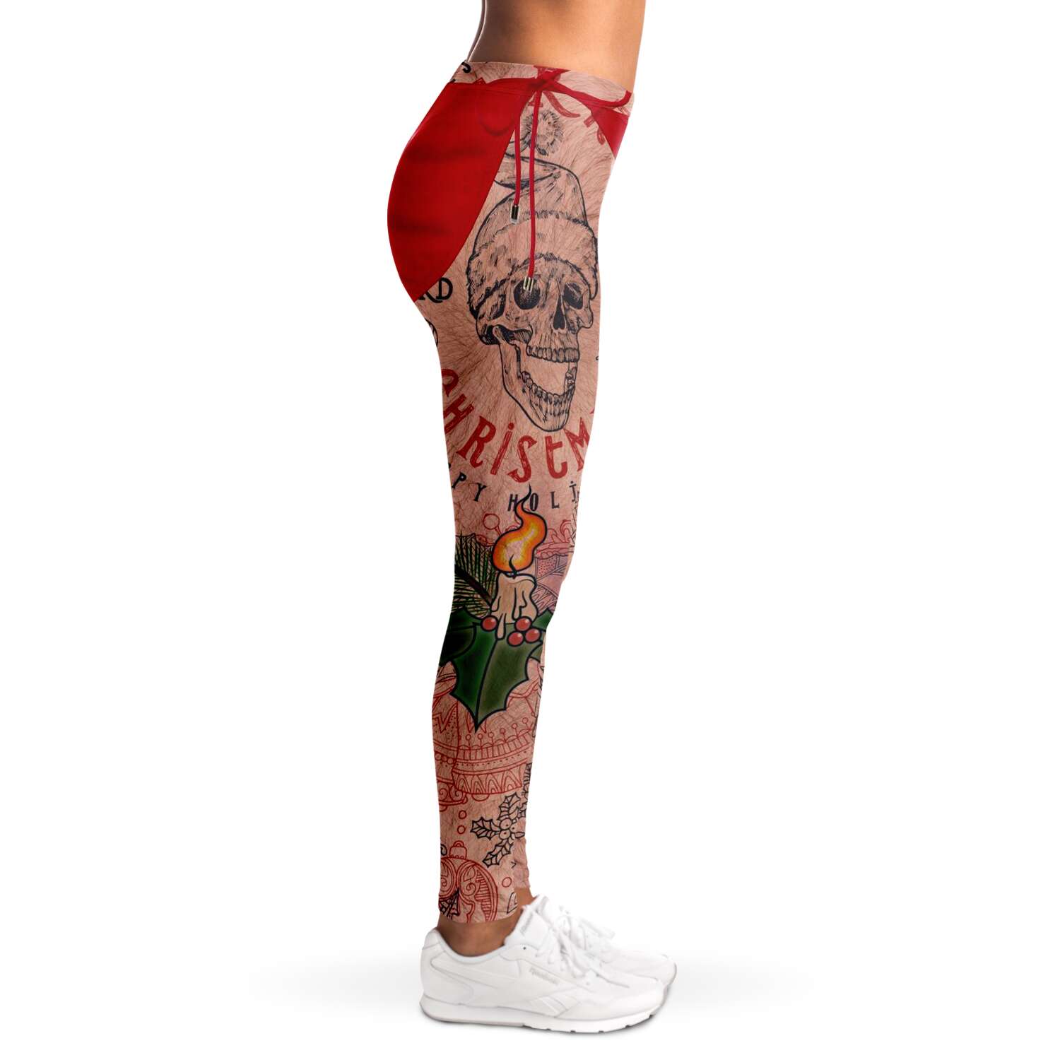 Santa Tattoo Xmas Leggings