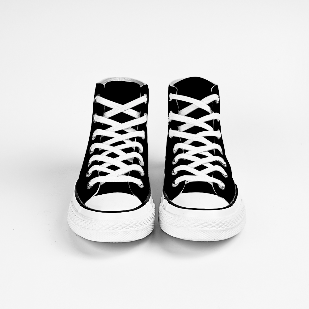 Vaffanculo And Have A Nice Day Canvas High Top Sneakers