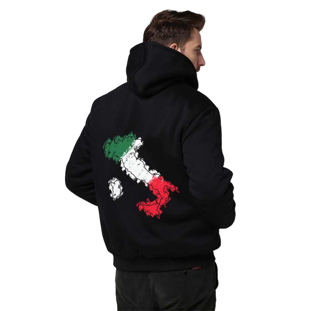 Italia Full Zip Warm Hoodie