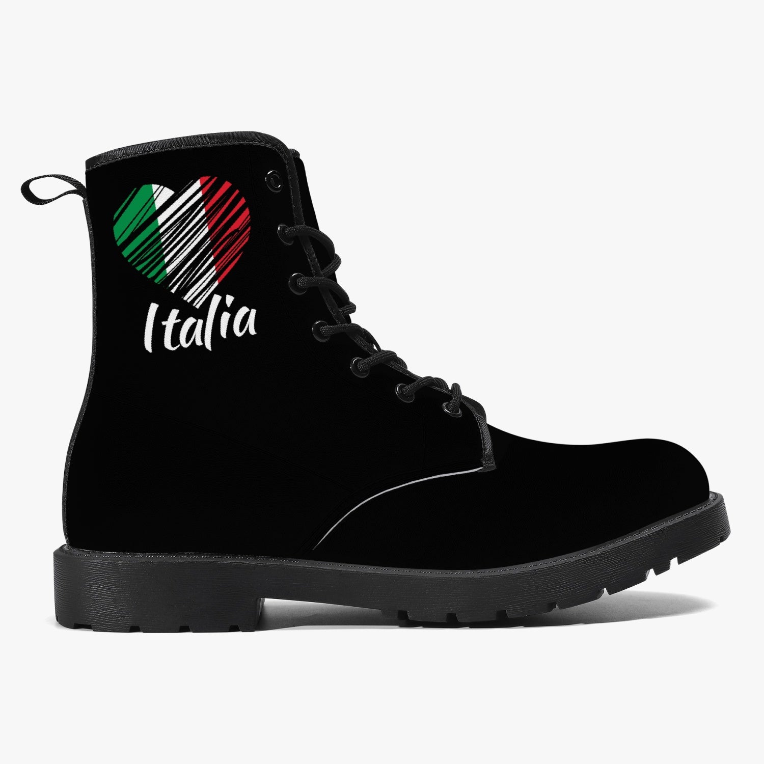 I Love Italy Trendy Leather Boots