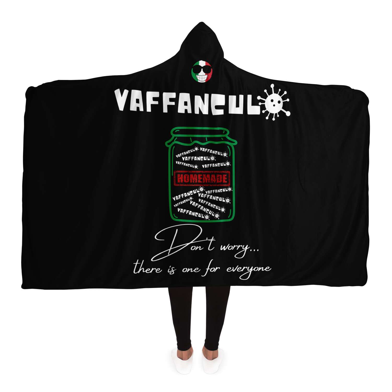 Vaffanculo Homemade Hooded Blanket