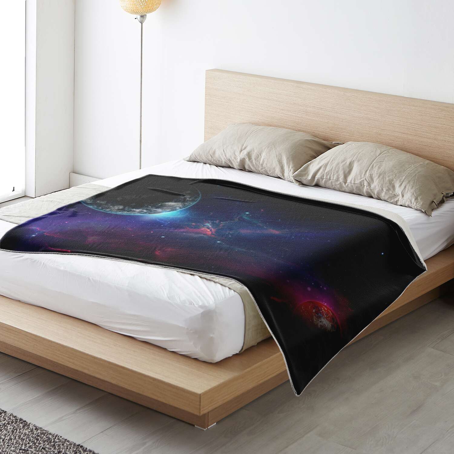 Space Galaxy Premium Microfleece Blanket