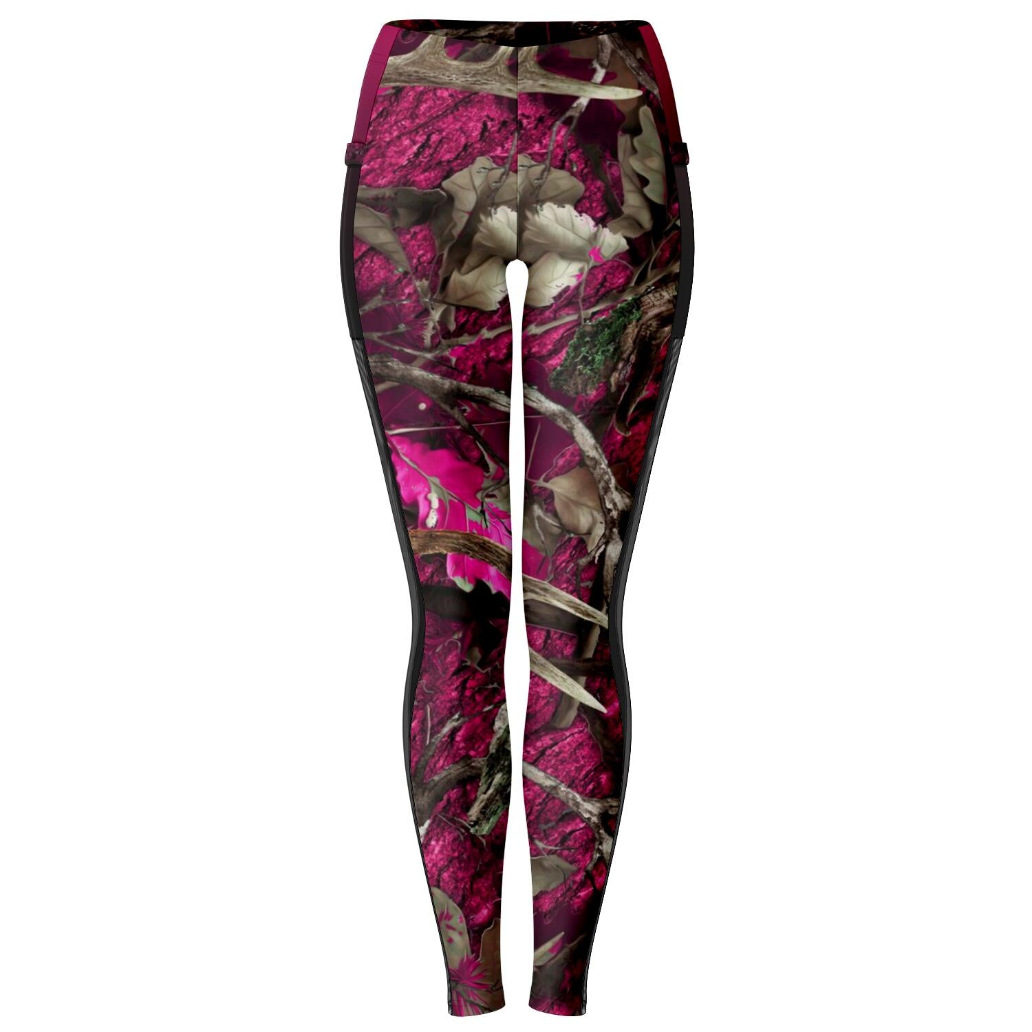 Pink Camo Mesh Pocket Leggings