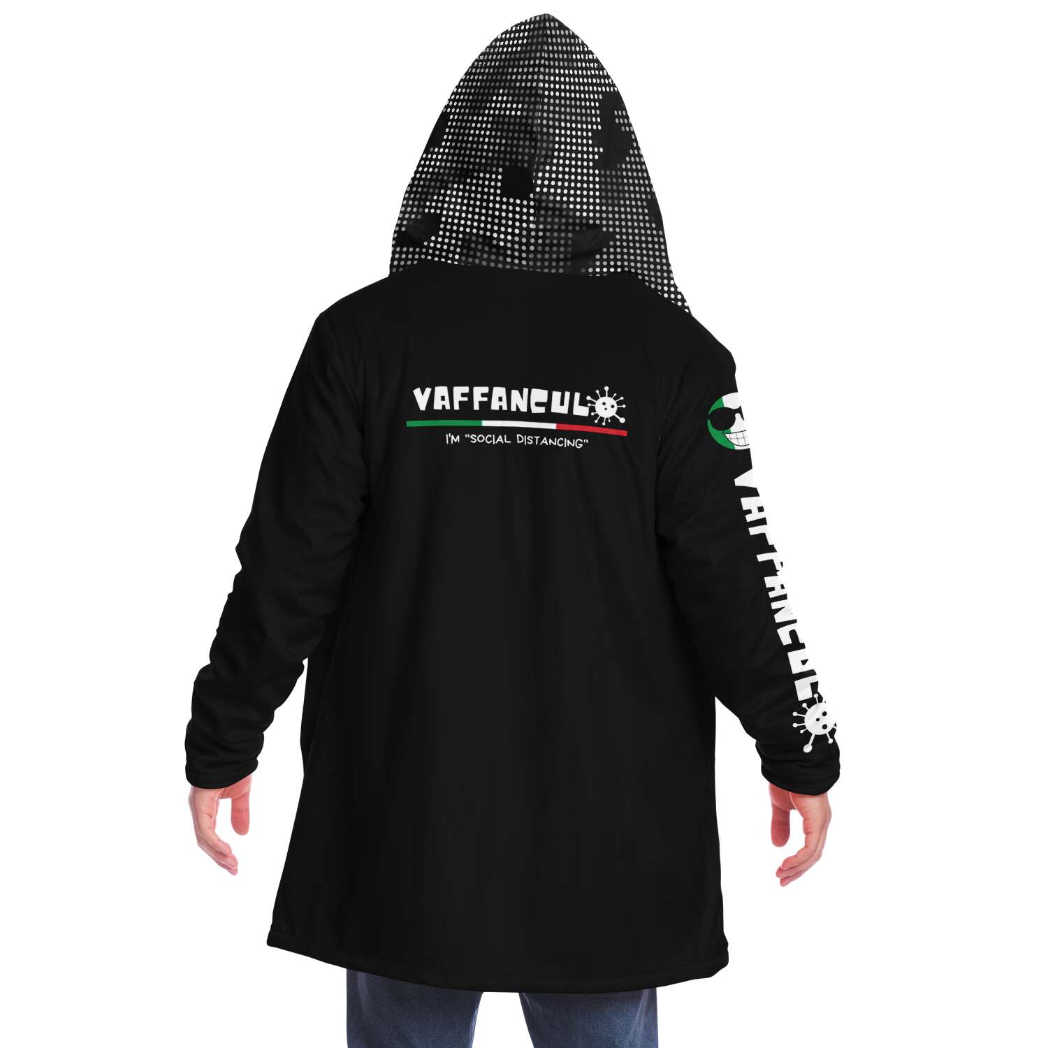Vaffanculo I'm Social Distancing Microfleece Cloak