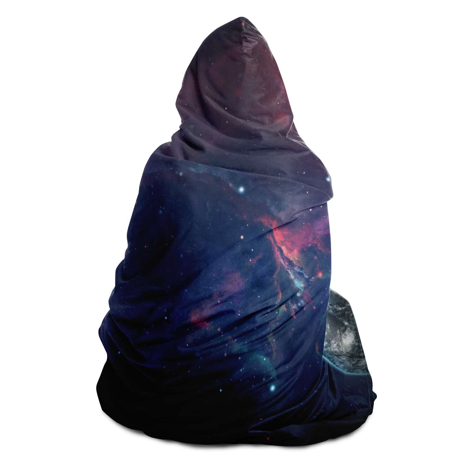 Space Galaxy Hooded Blanket