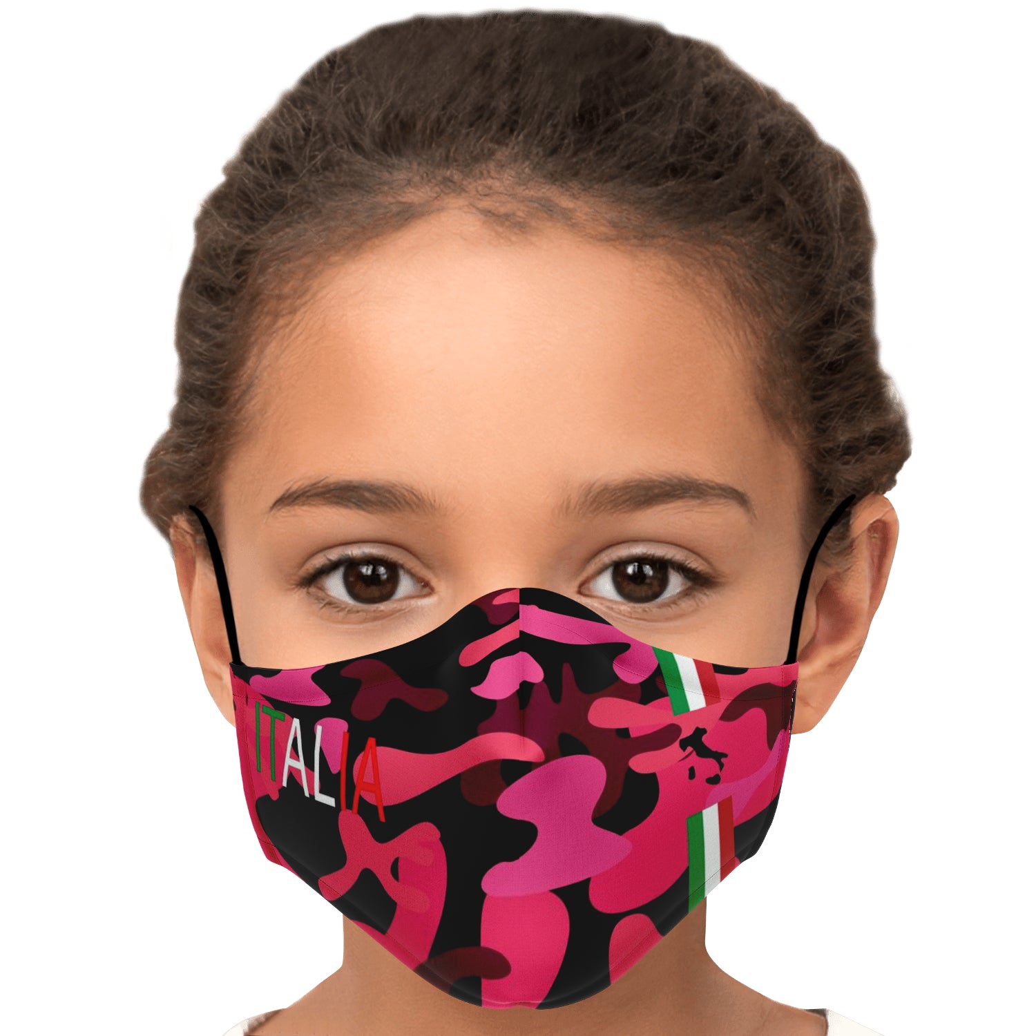 Italia Pink Camo Face Mask + 2 PM 2.5 Filters