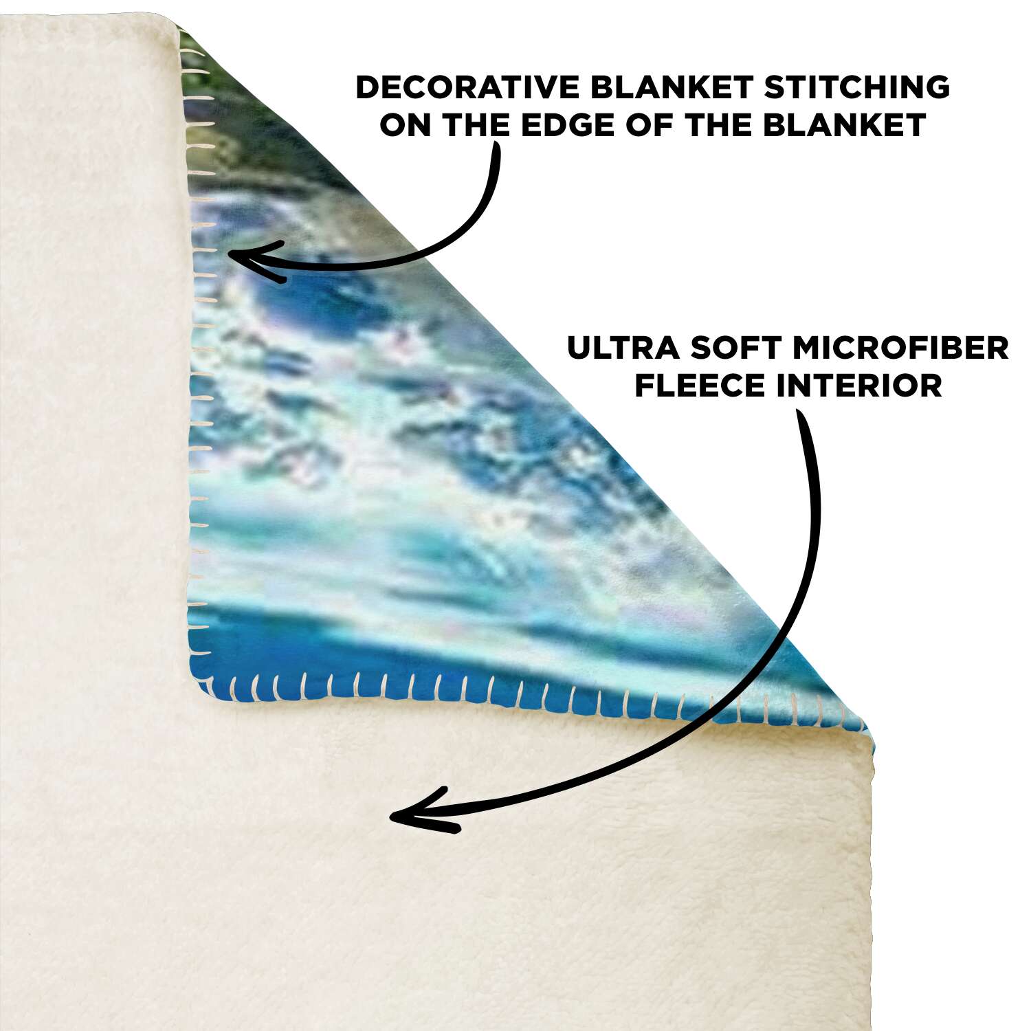 Italy Satellite View Premium Microfleece Blanket