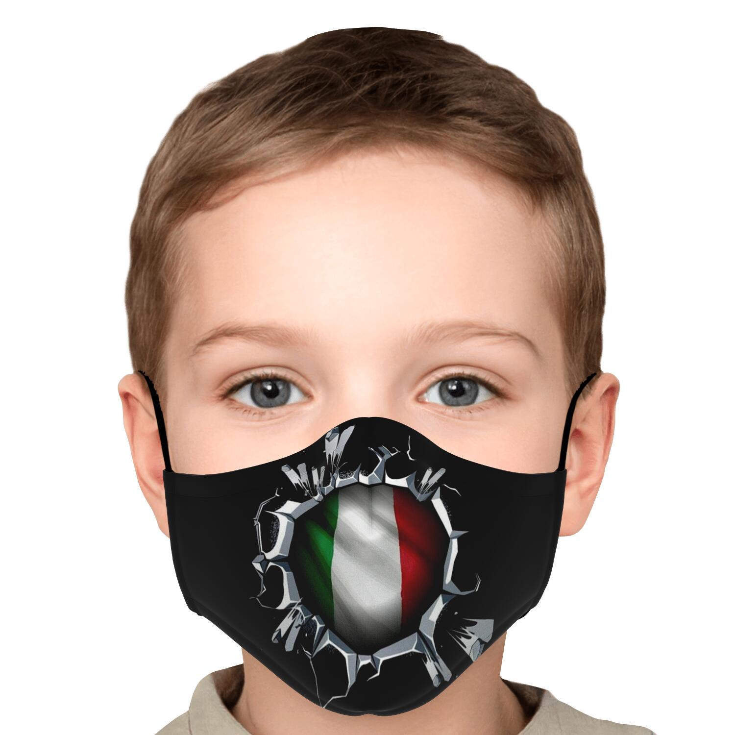 Italy Inside Custom Face Mask + 2 PM 2.5 Filters