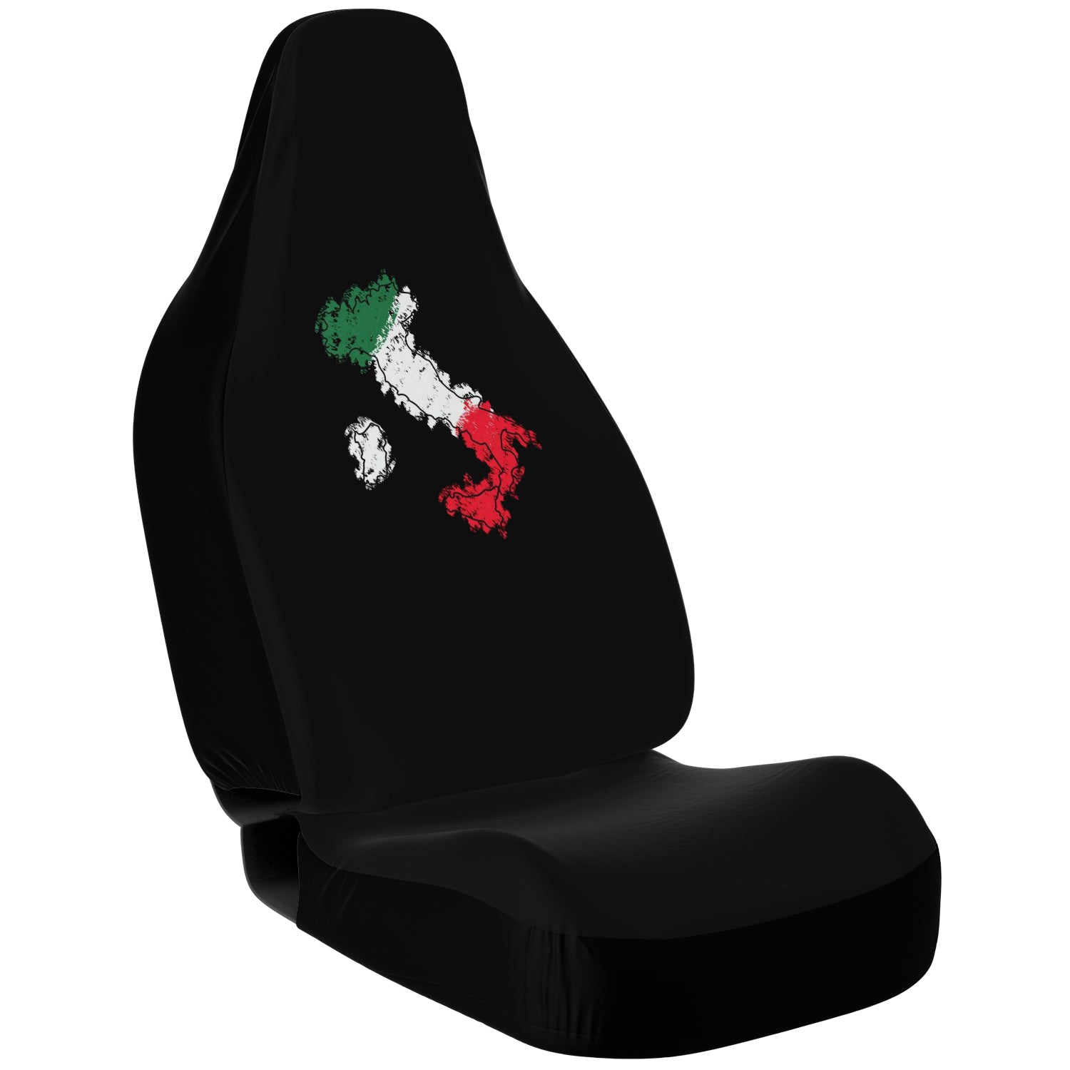 Italy Flag Map Car Seat Covers (Set Of 2)