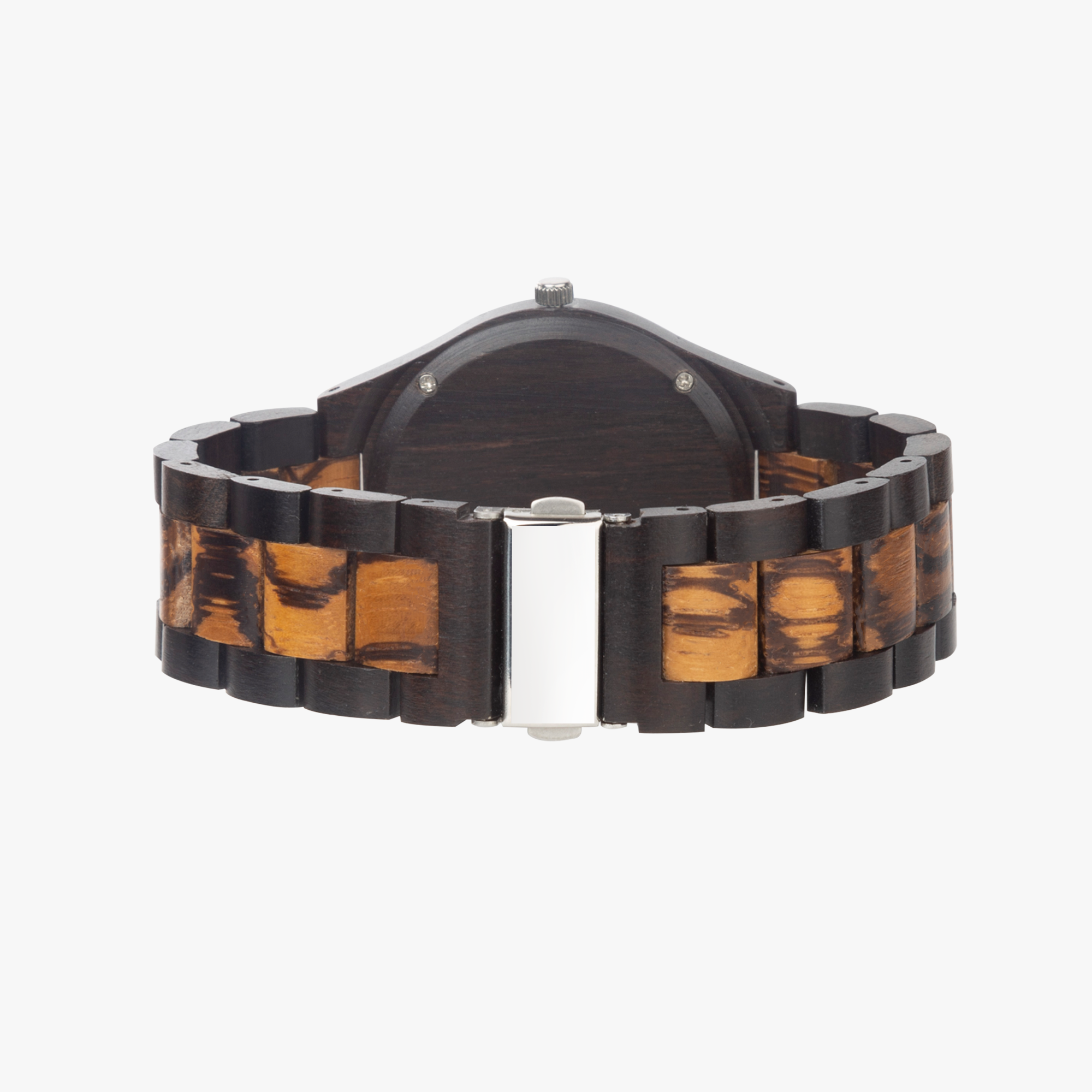 Calabria Flag Contrast Wooden Watch