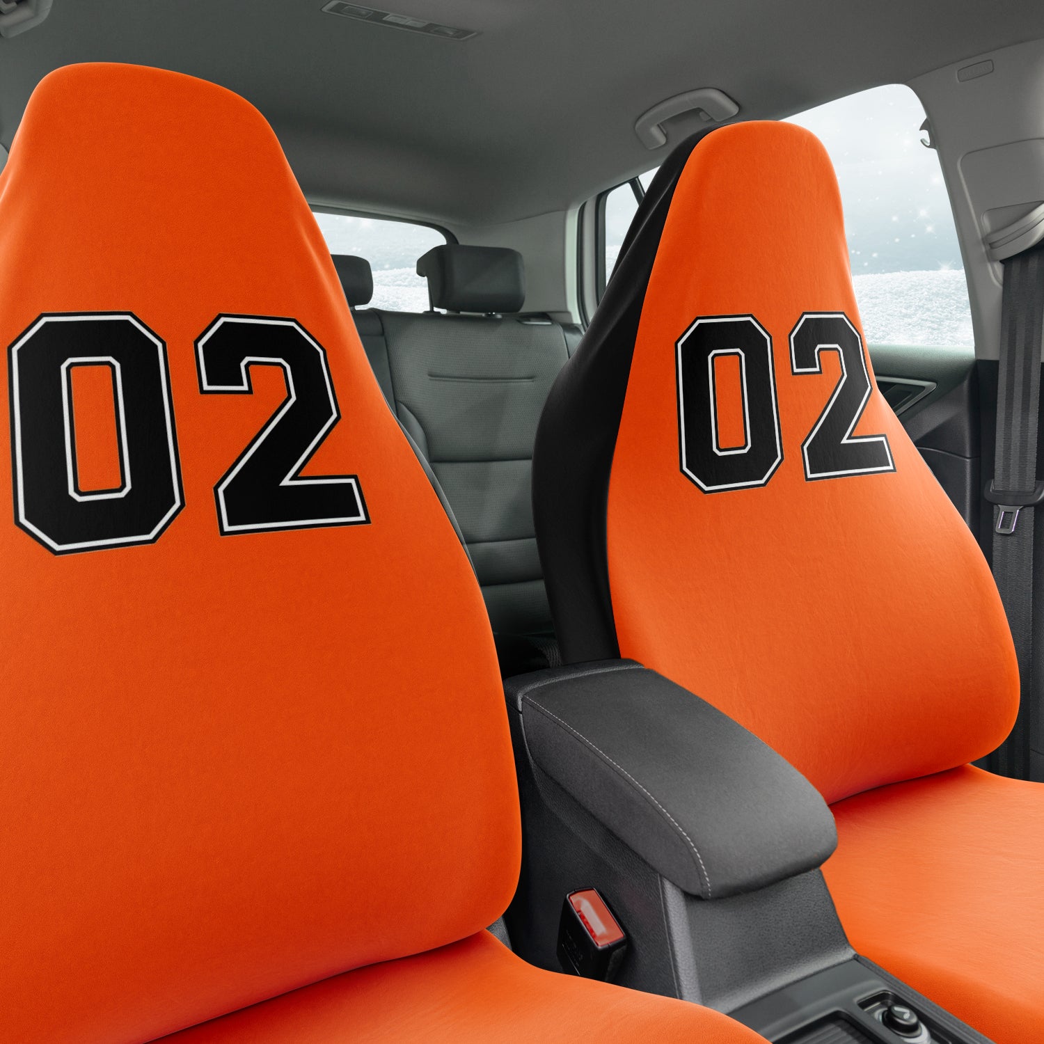 02 Car Seat Covers (Set Of 2)