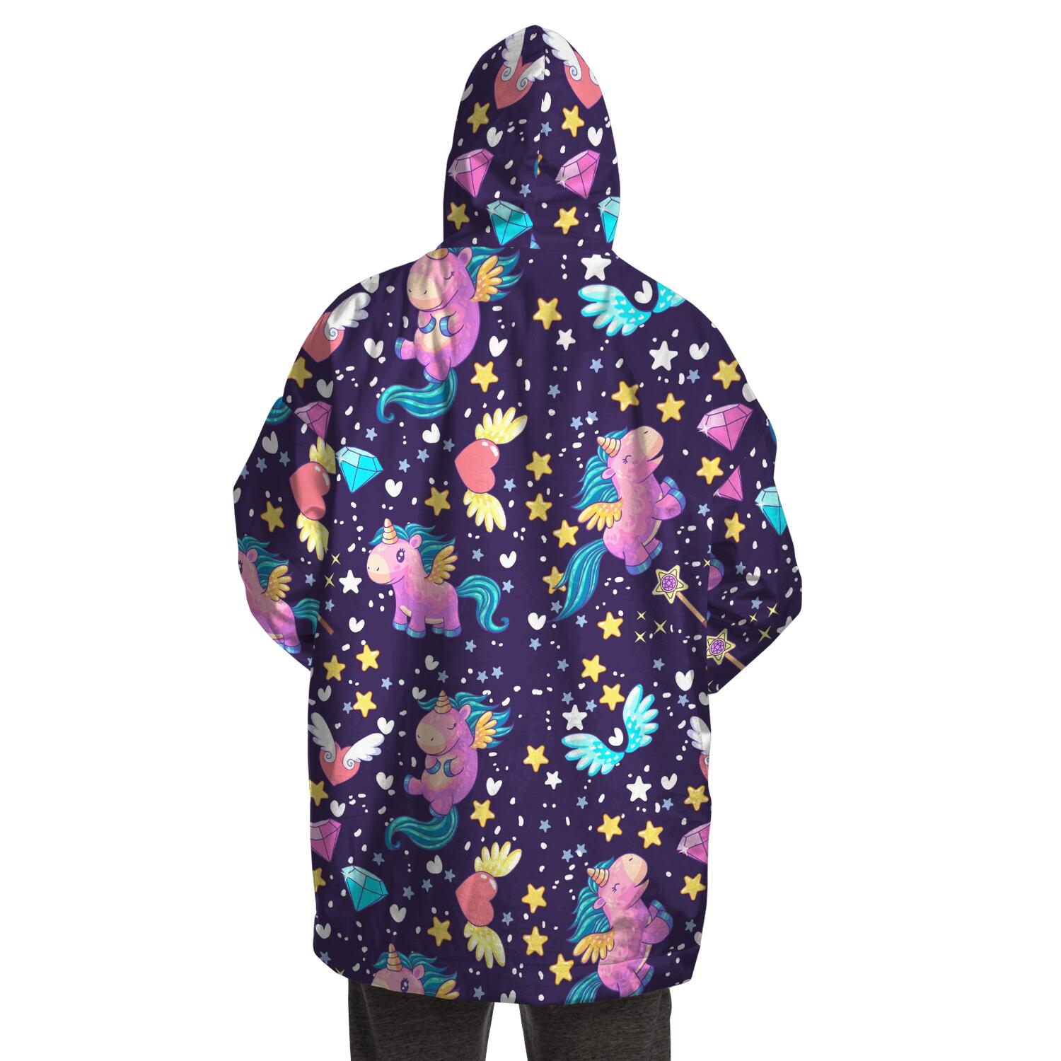 Space Unicorn Snug Hoodie AOP