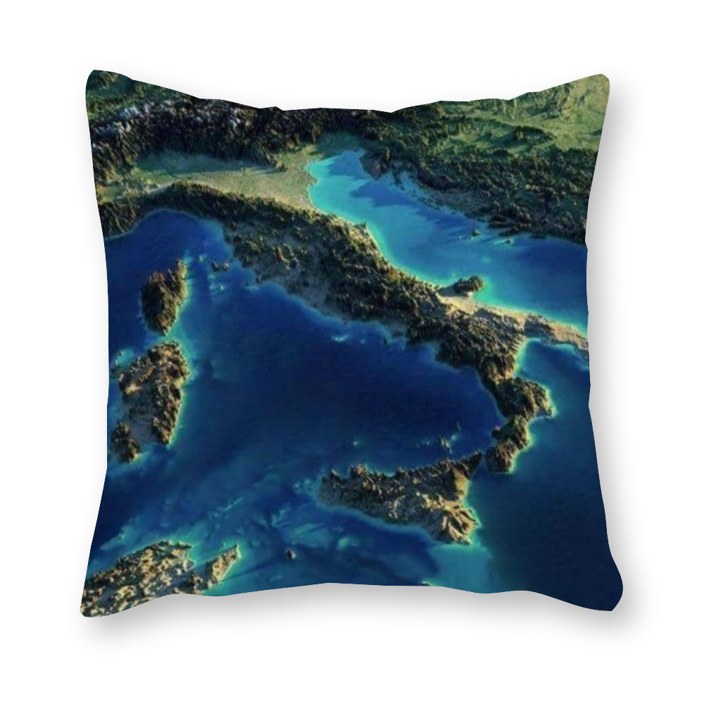 Italy Sat View Pillow Covers Set of 2