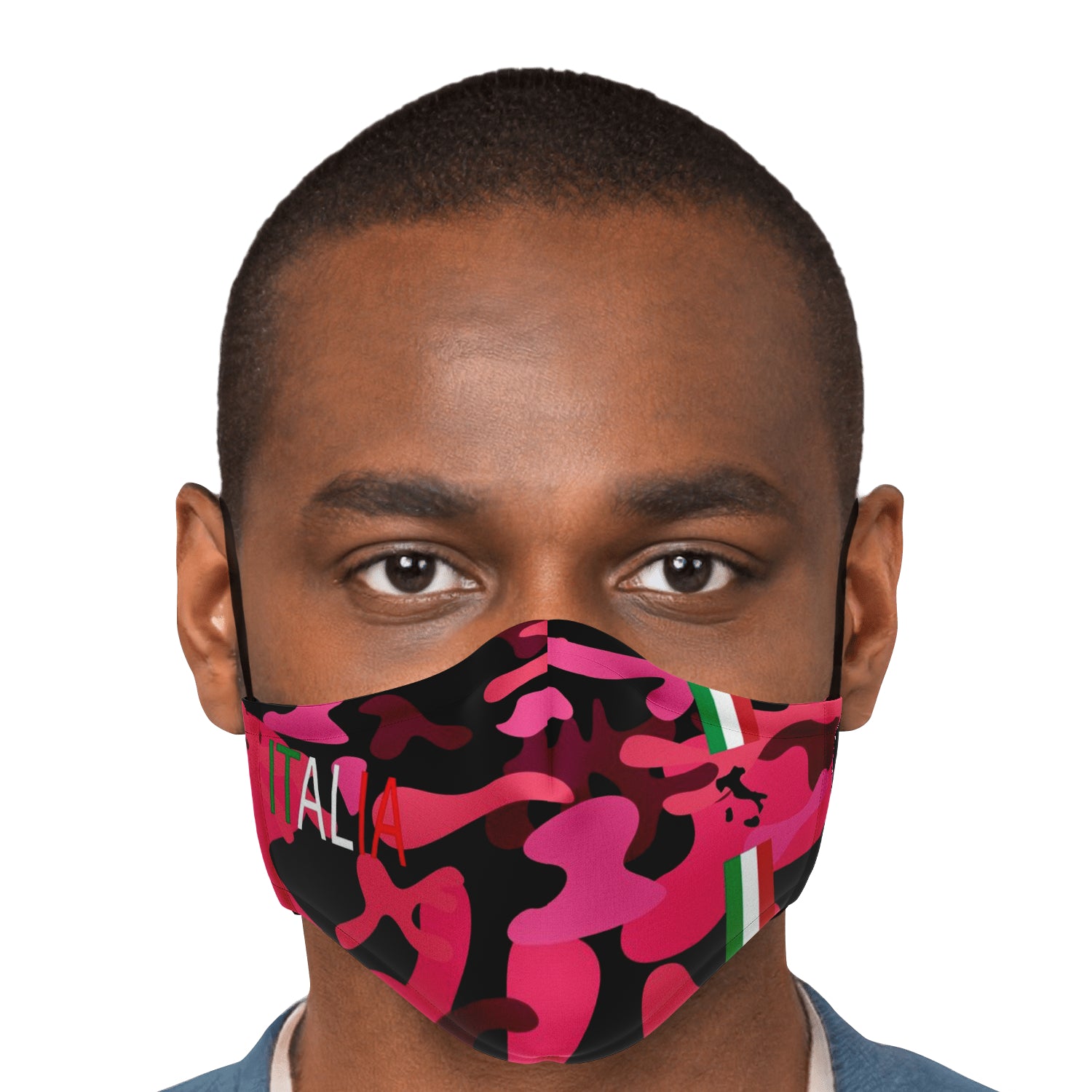 Italia Pink Camo Face Mask + 2 PM 2.5 Filters