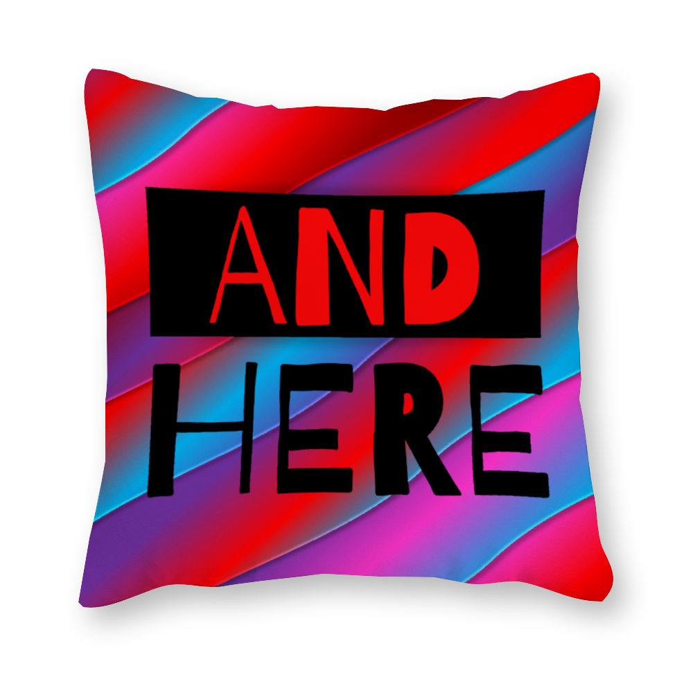 We Had Sex Here An There Fantasy Colors Canvas Pillow Covers Set of 4