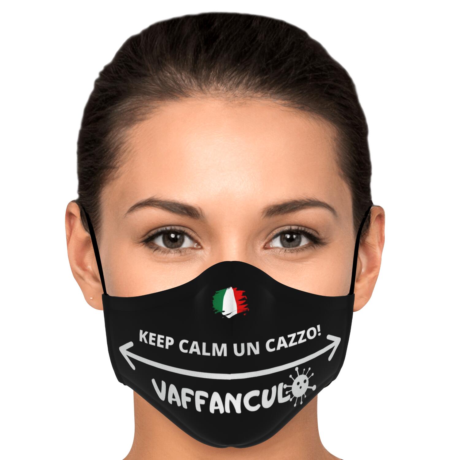 Keep Calm Un Cazzo! Face Mask + 2 PM 2.5 Filters