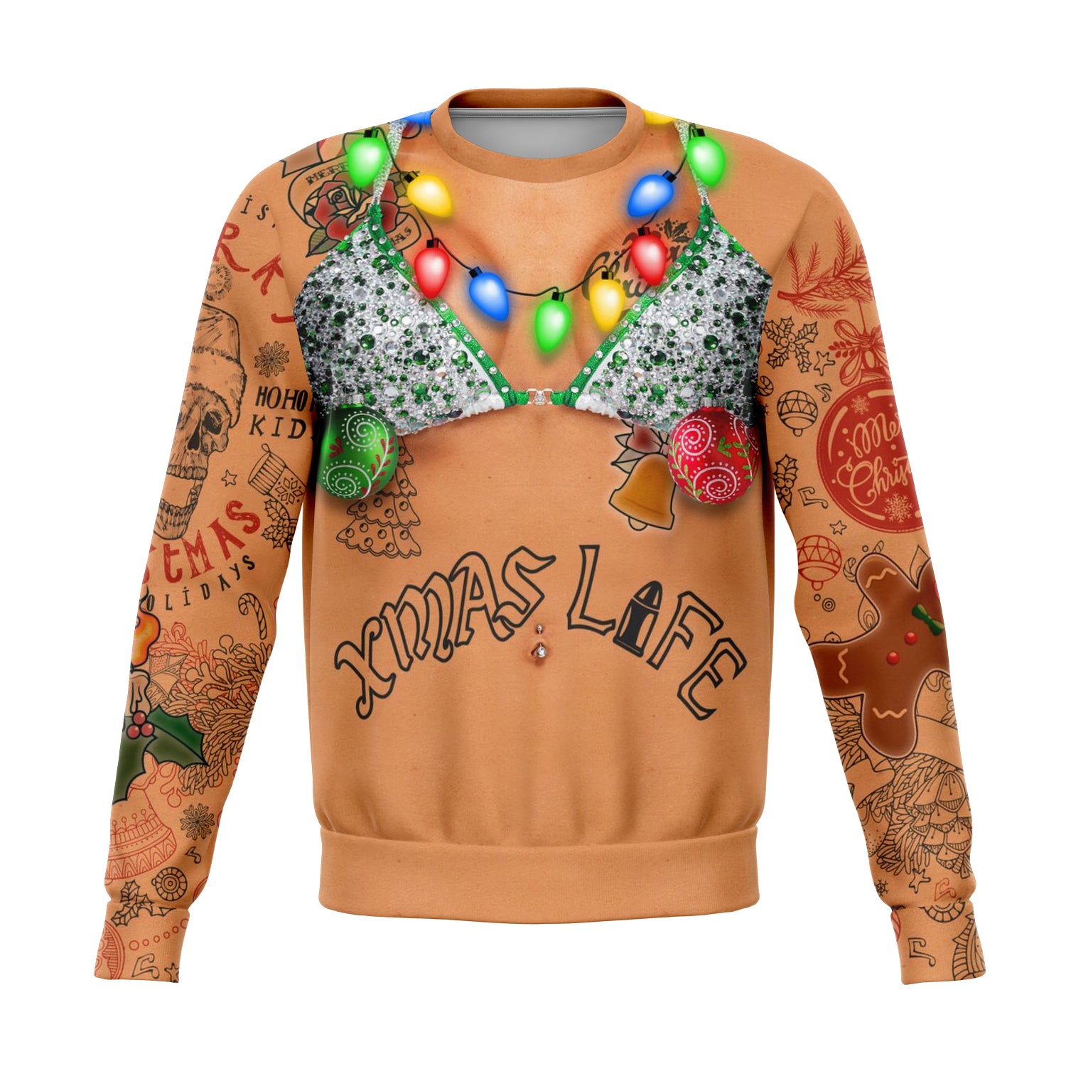 Beach Body Ugly Xmas Sweatshirt