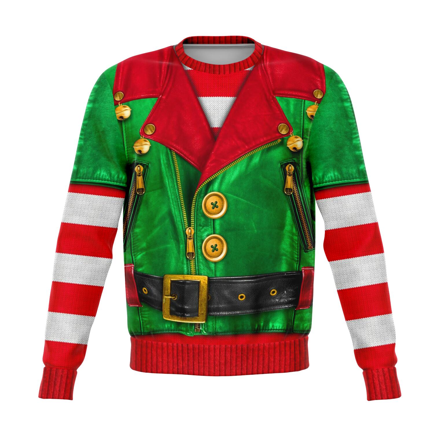 Elf Sons Of Santa Ugly Xmas Sweatshirt AOP