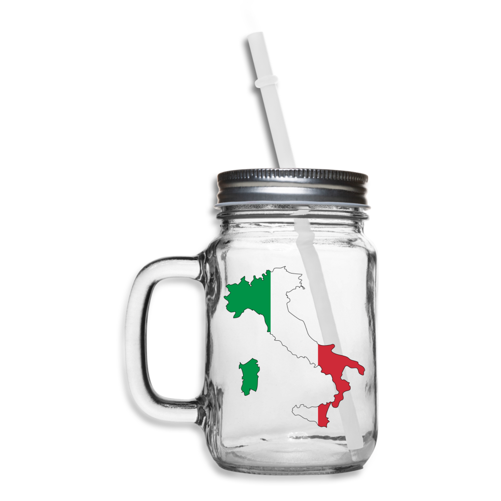 Italia Mason Jar - clear