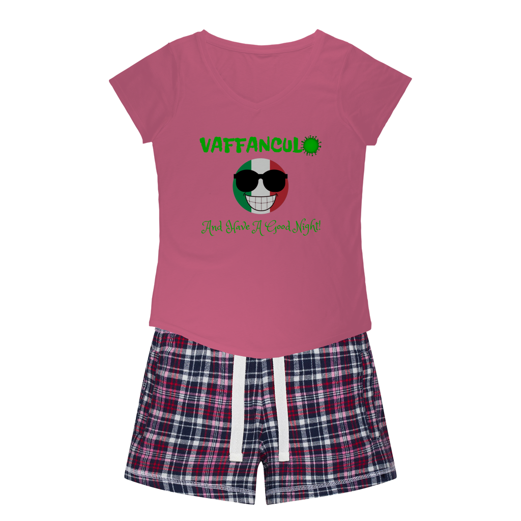 Vaffanculo And Have A Good Night Girls Sleepy Tee+Short