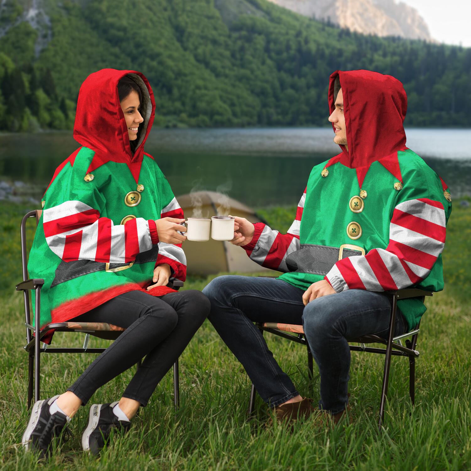 Santa's Elf Snug Hoodie AOP