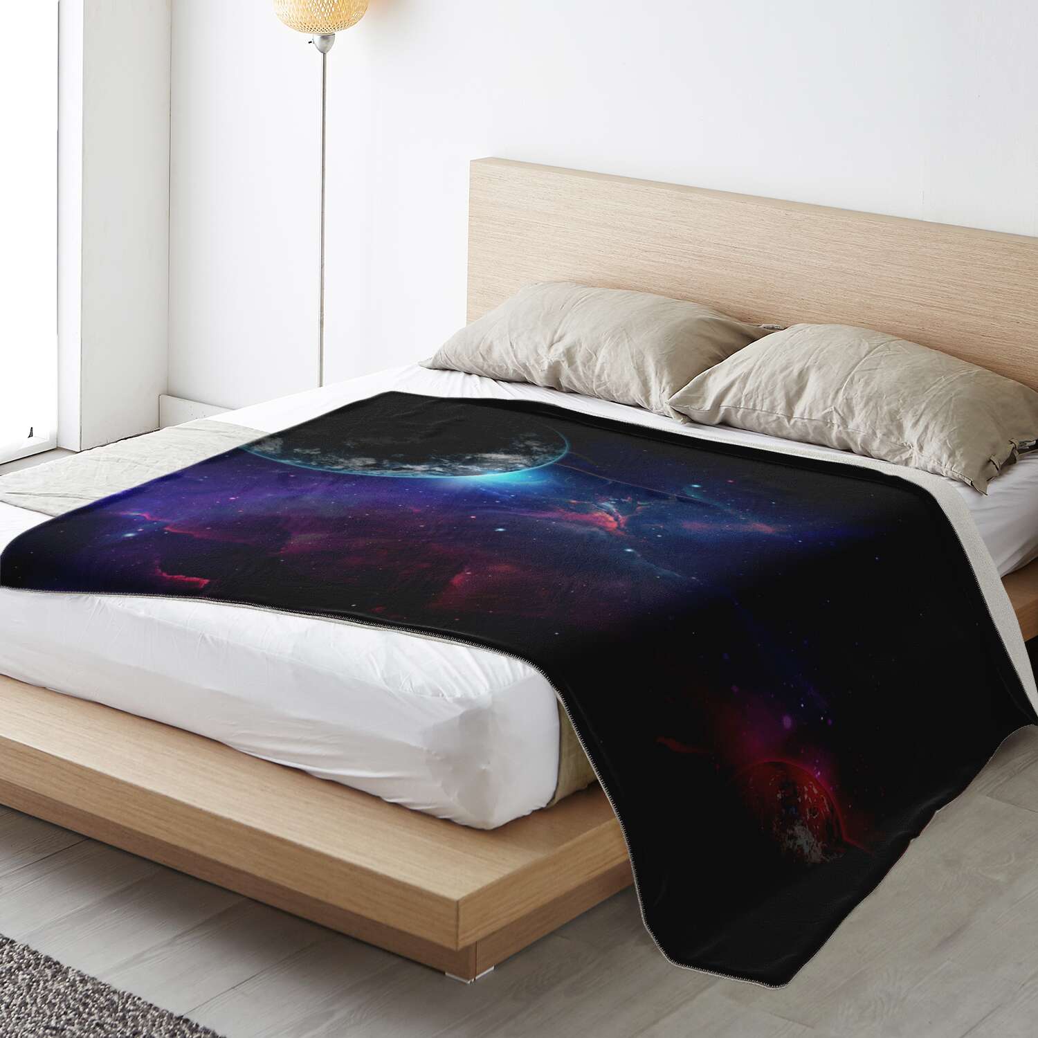 Space Galaxy Premium Microfleece Blanket