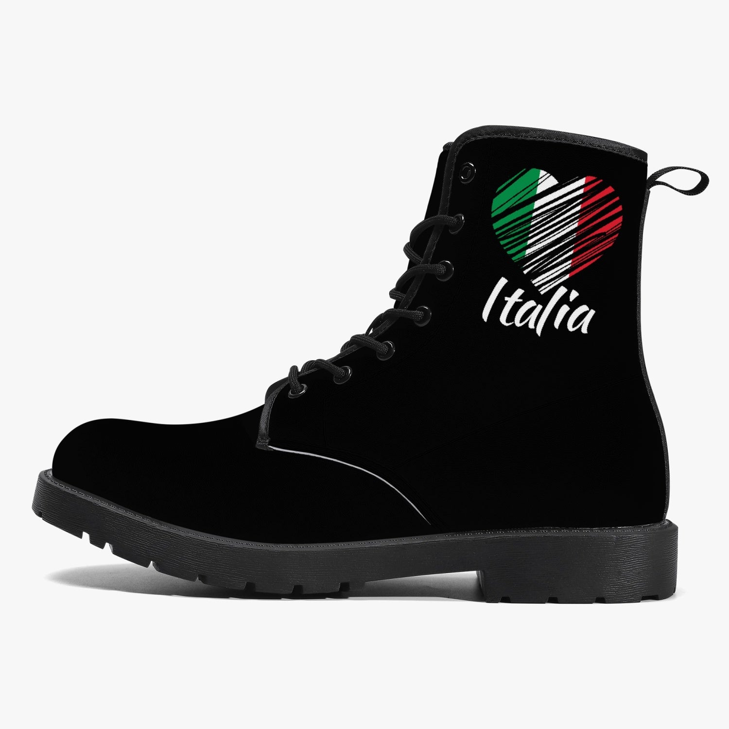 I Love Italy Trendy Leather Boots