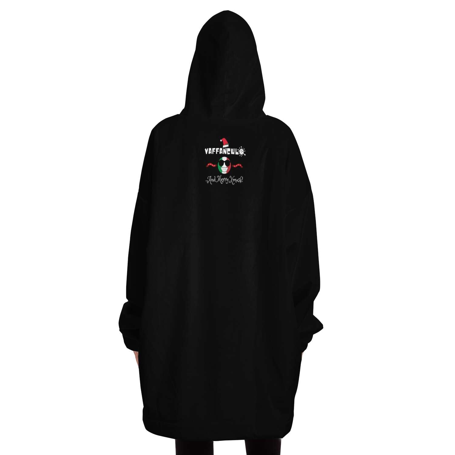 Vaffanculo And Merry Xmask Snug Hoodie