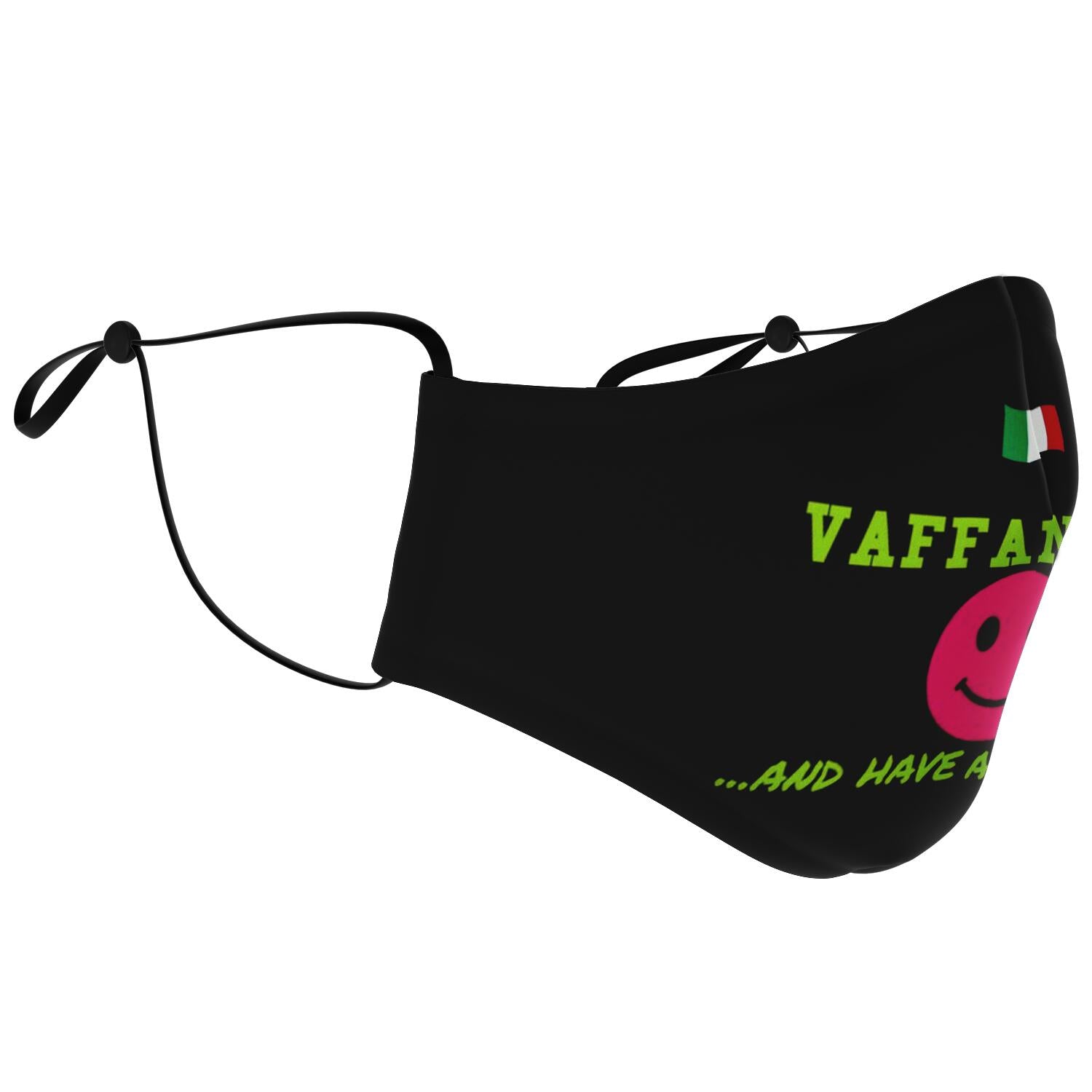 Vaffanculo Have A Nice Day Custom Face Mask + 2 PM 2.5 Filters