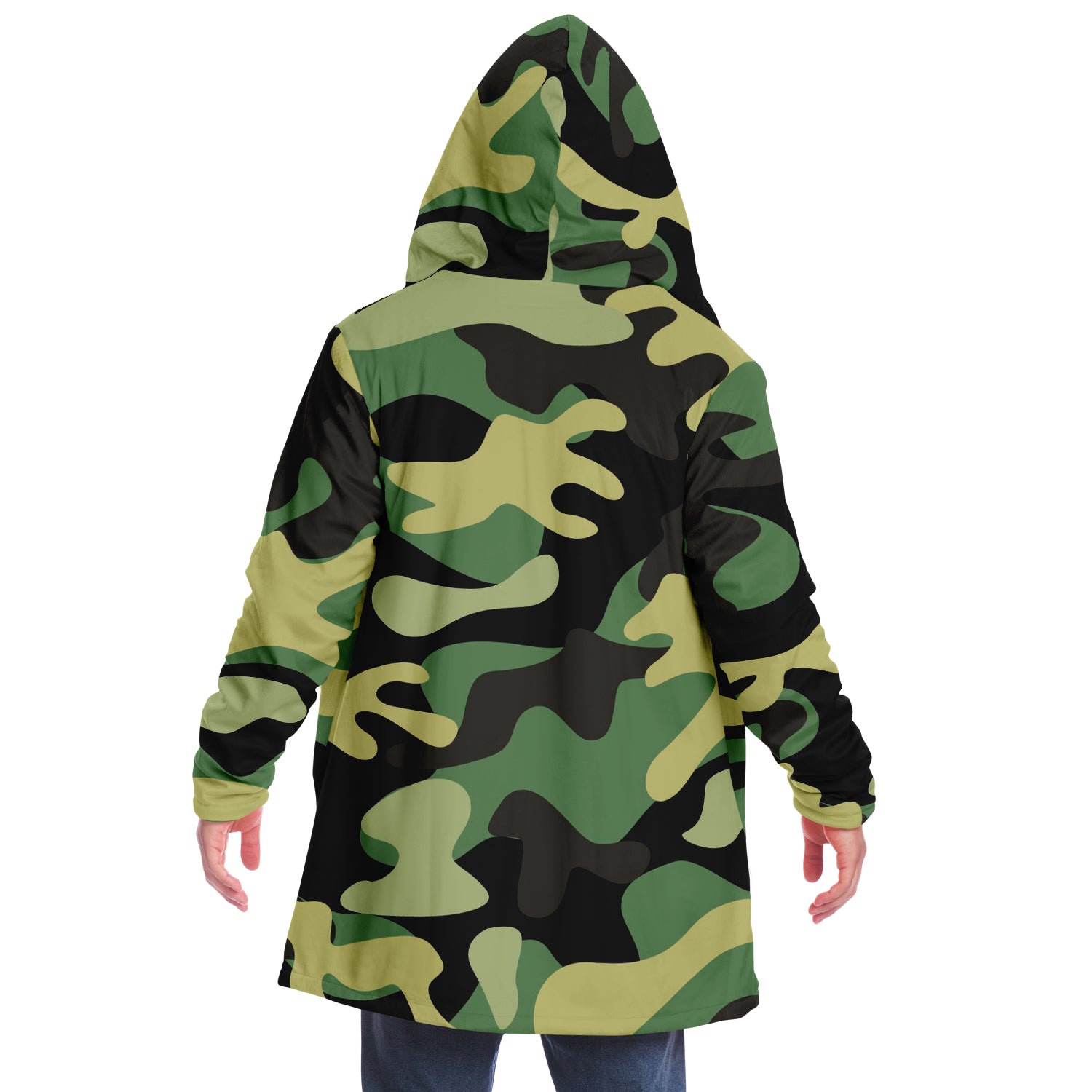 Italia Gren Camo Microfleece Cloak