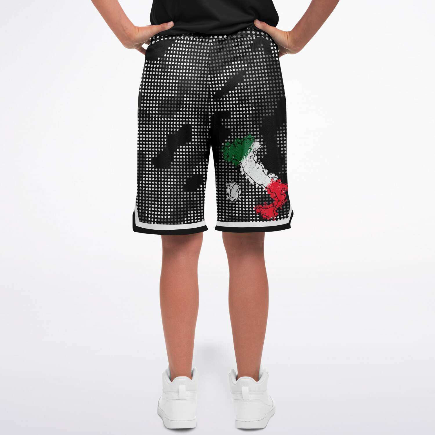 Italia Carbon Fiber Camo Basketball Shorts