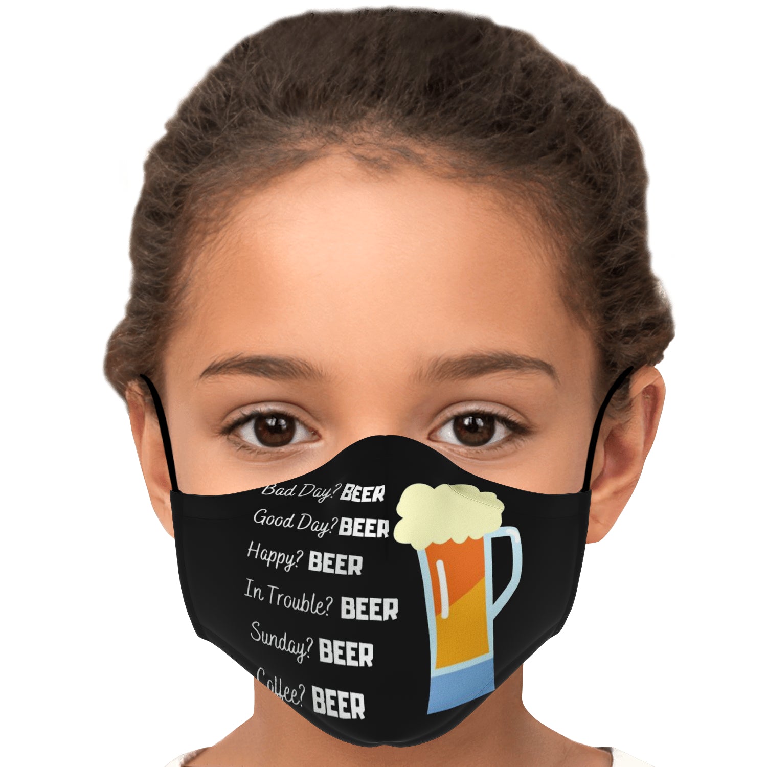 Funny Beer All Occasions Face Mask + 2 PM 2.5 Filters