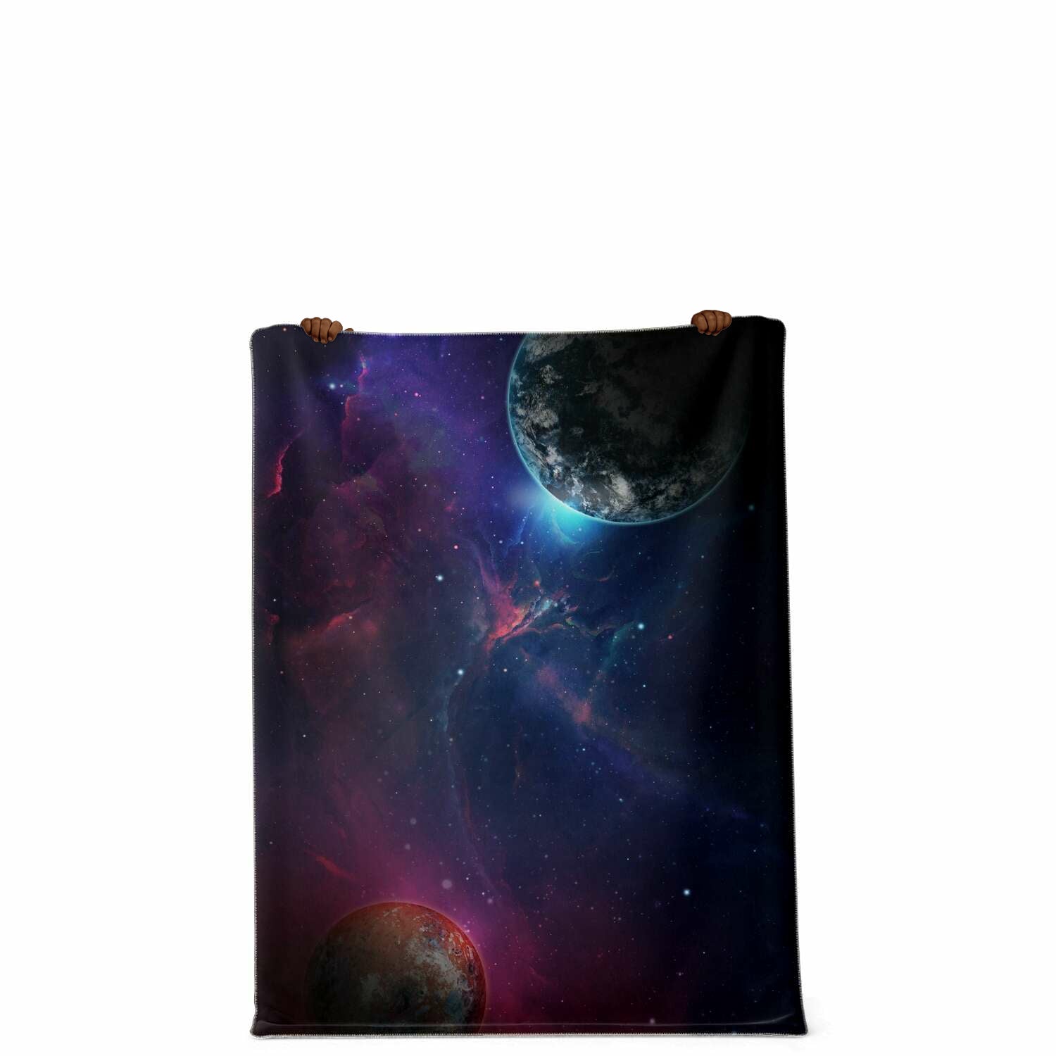 Space Galaxy Premium Microfleece Blanket