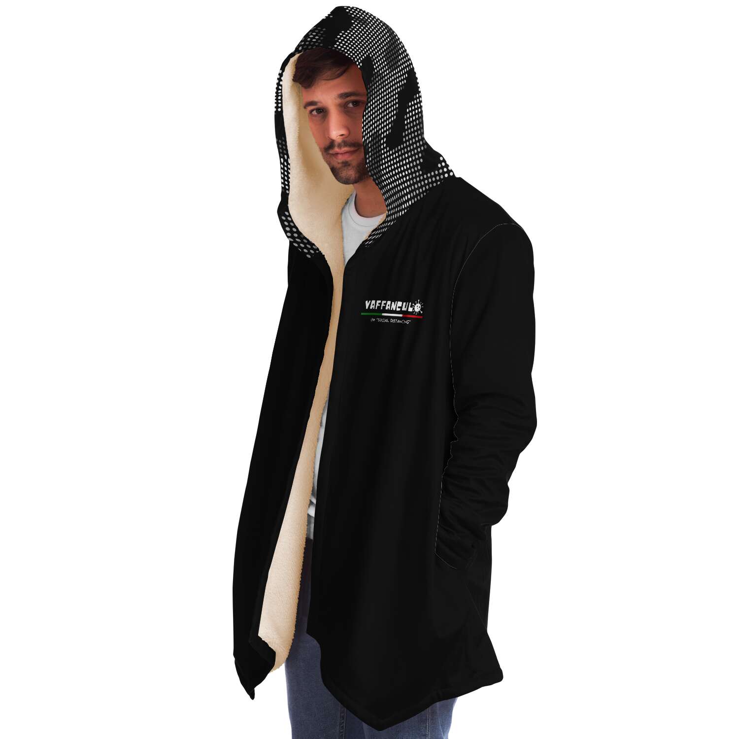 Vaffanculo I'm Social Distancing Microfleece Cloak