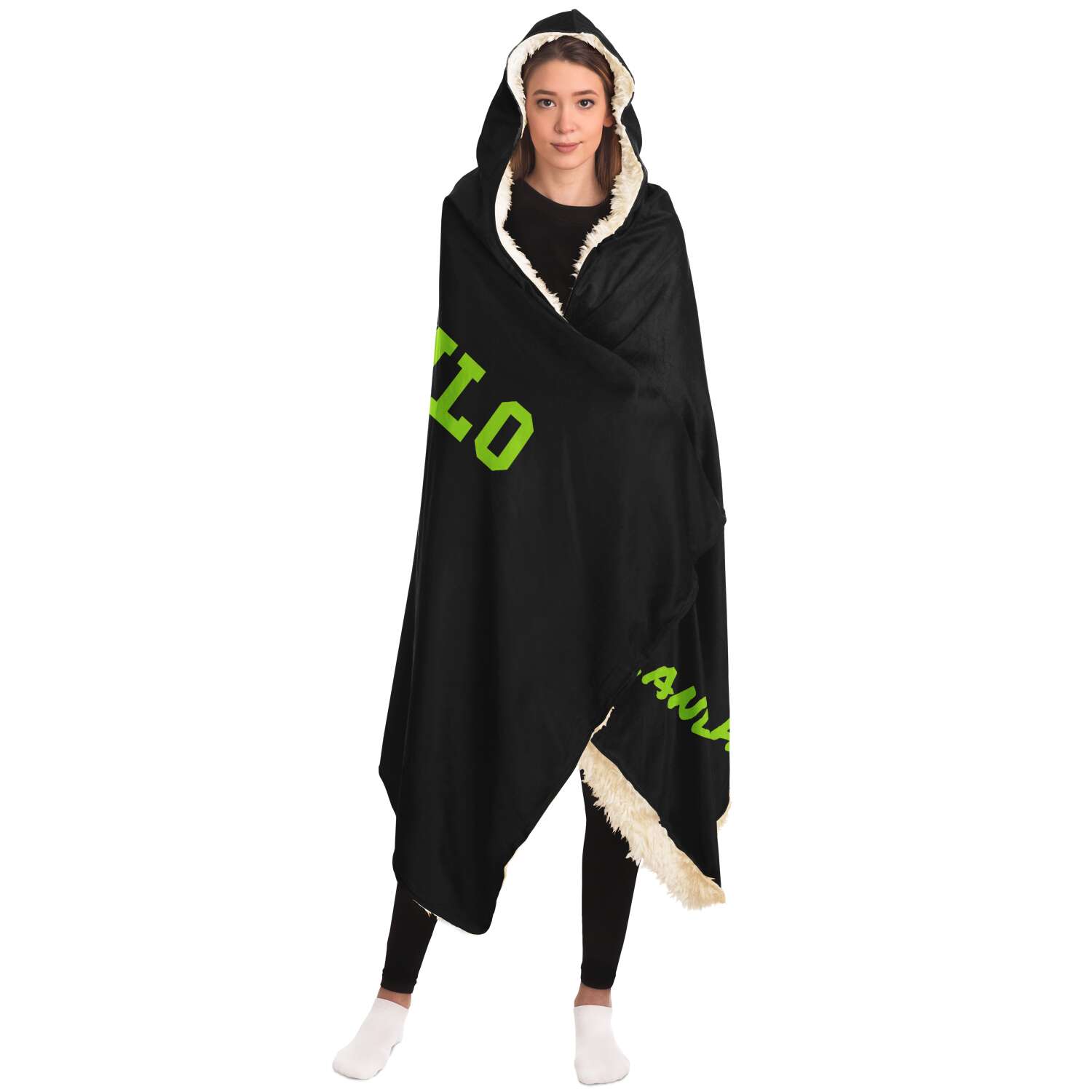 Vaffanculo And Have A Nice Day Hooded Blanket