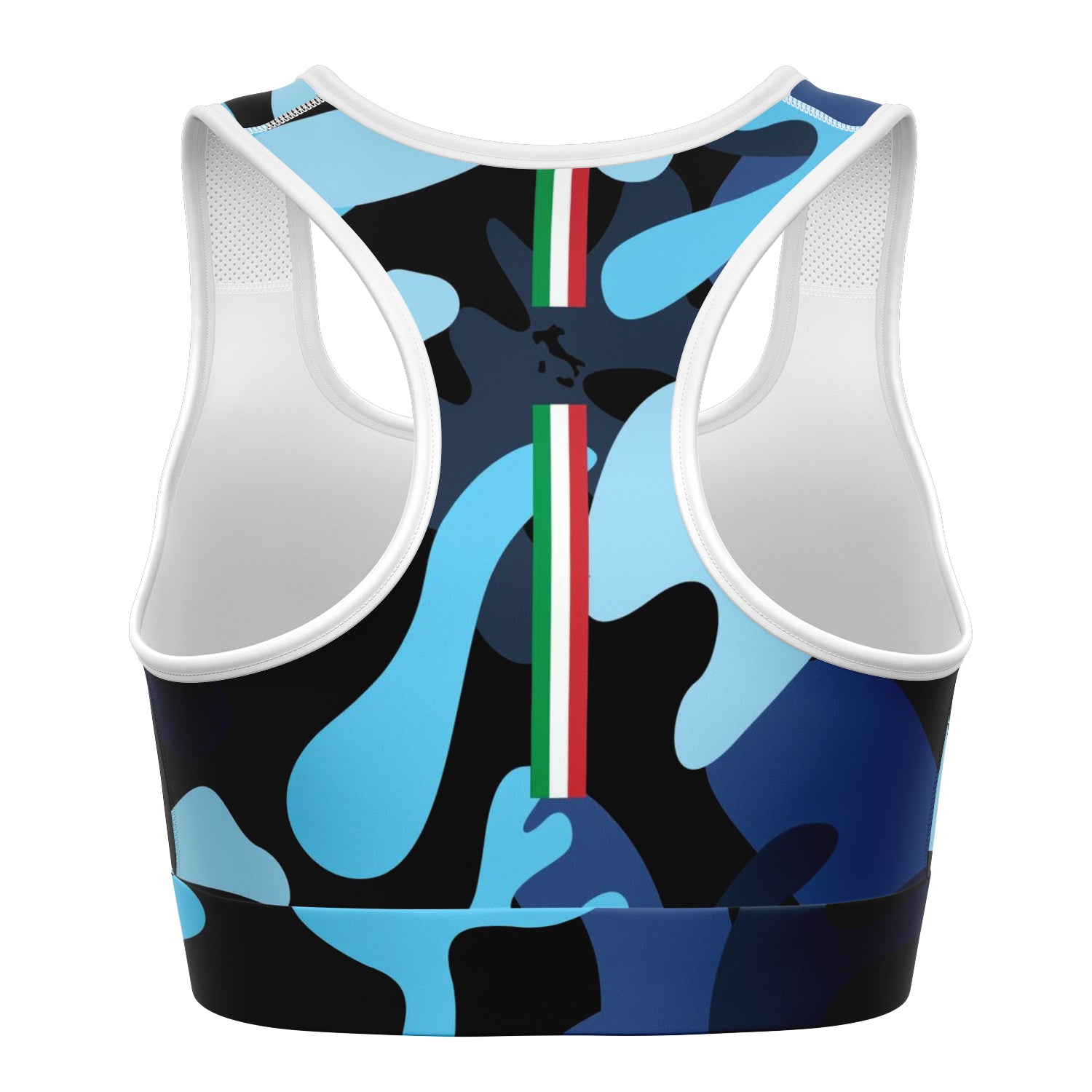 Italia Blu Camo Sports Bra