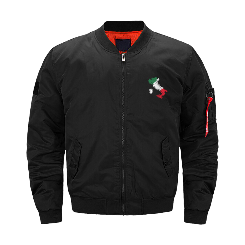 Italy Flag Map Air Force Suit Jacket