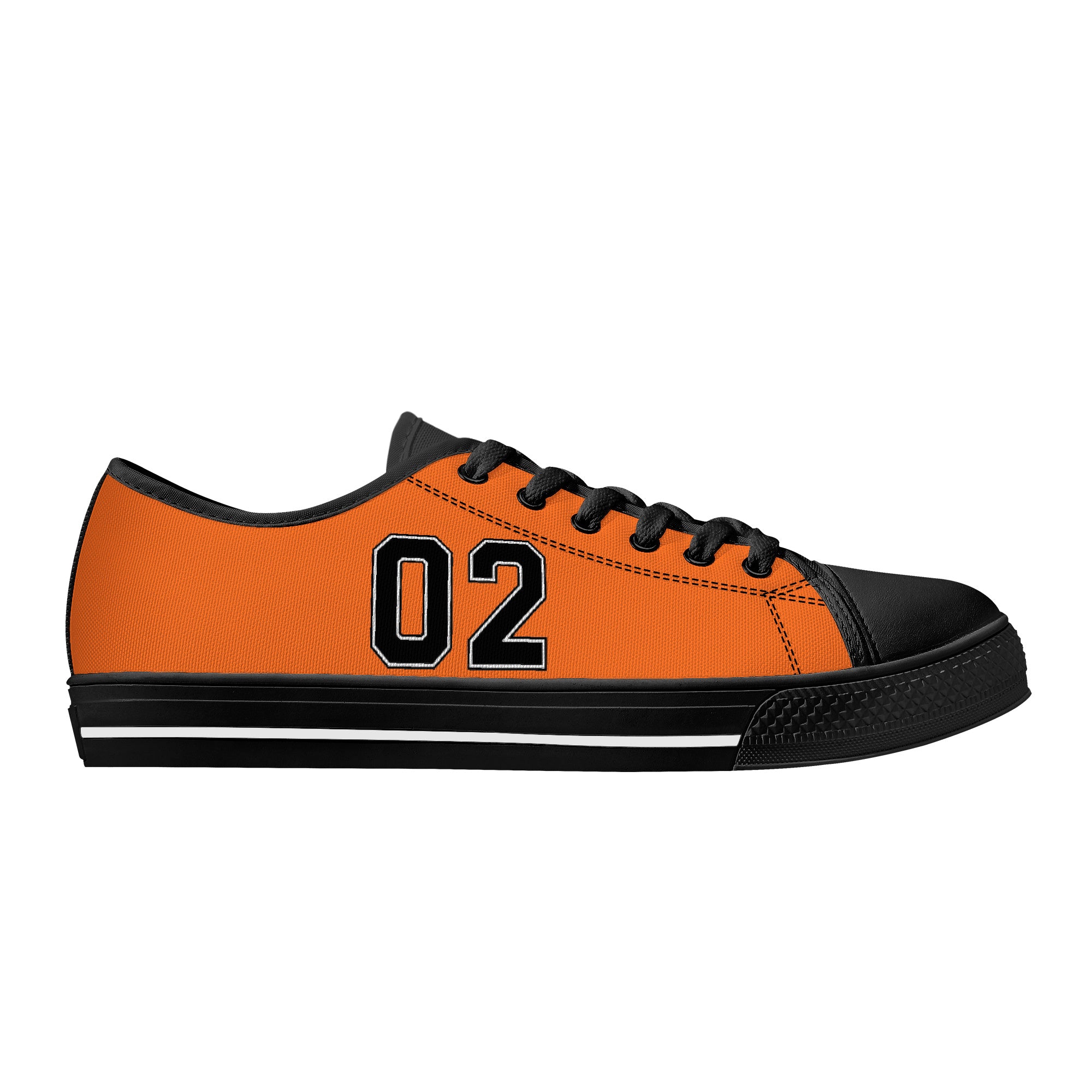 02 Rubber Outsoles Low-Top Canvas Shoes