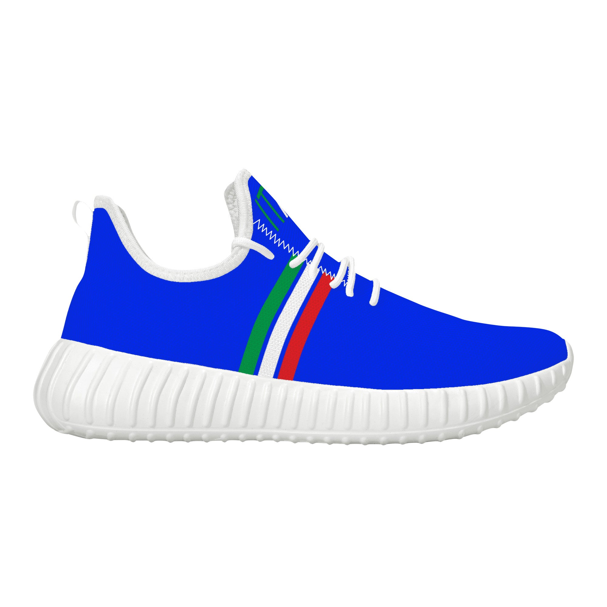 Italia Mesh Knit Sneakers - Blu