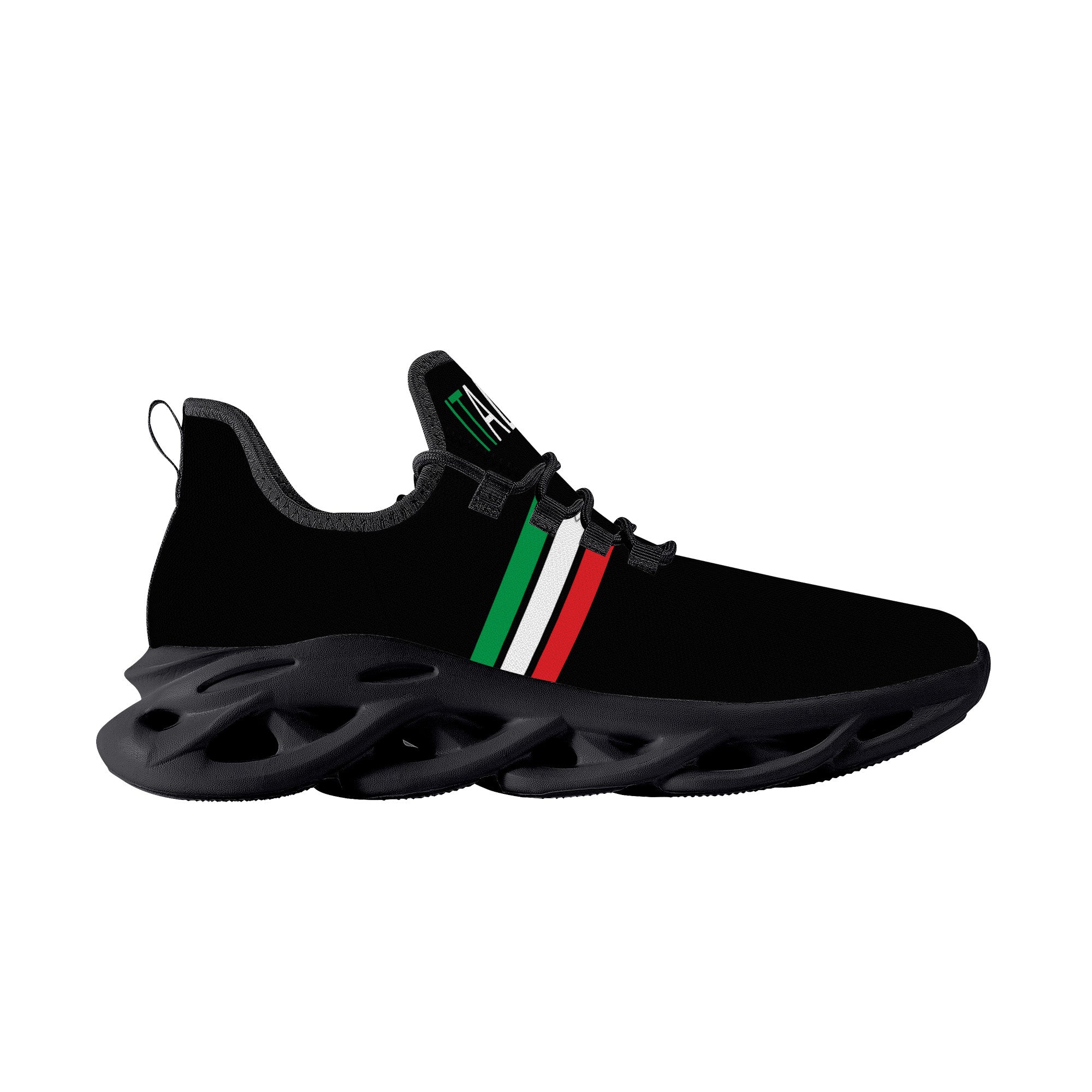 Italia Flex Control Sneakers - Black