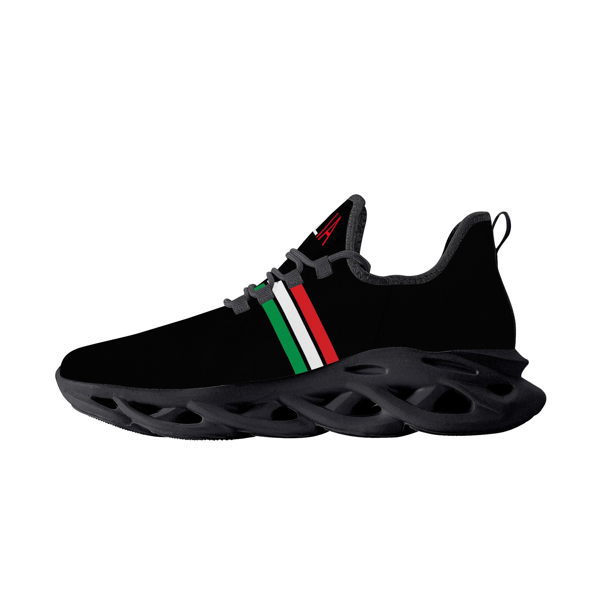 Italia Flex Control Sneakers - Black