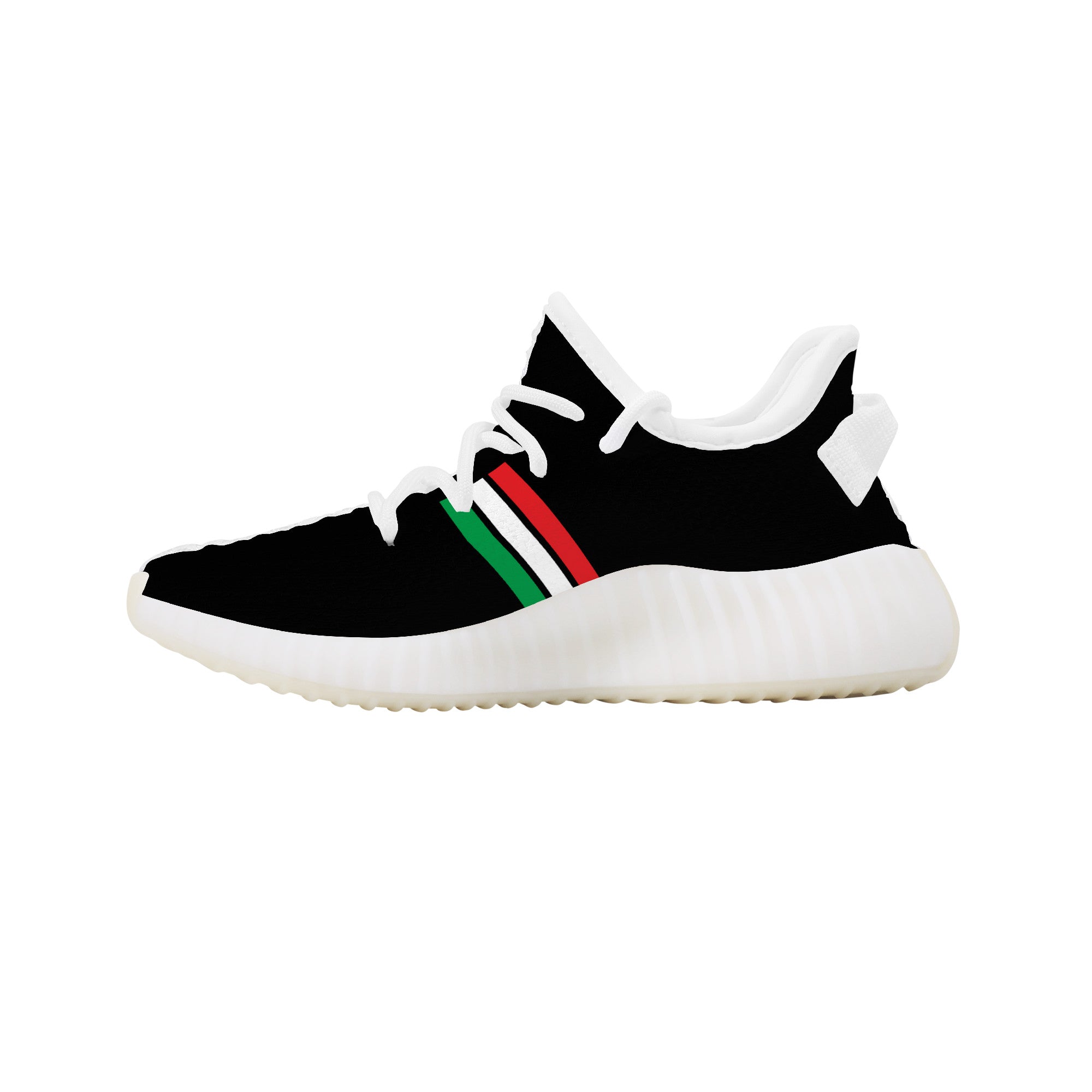 Italia Kids Mesh Knit Sneakers - Black