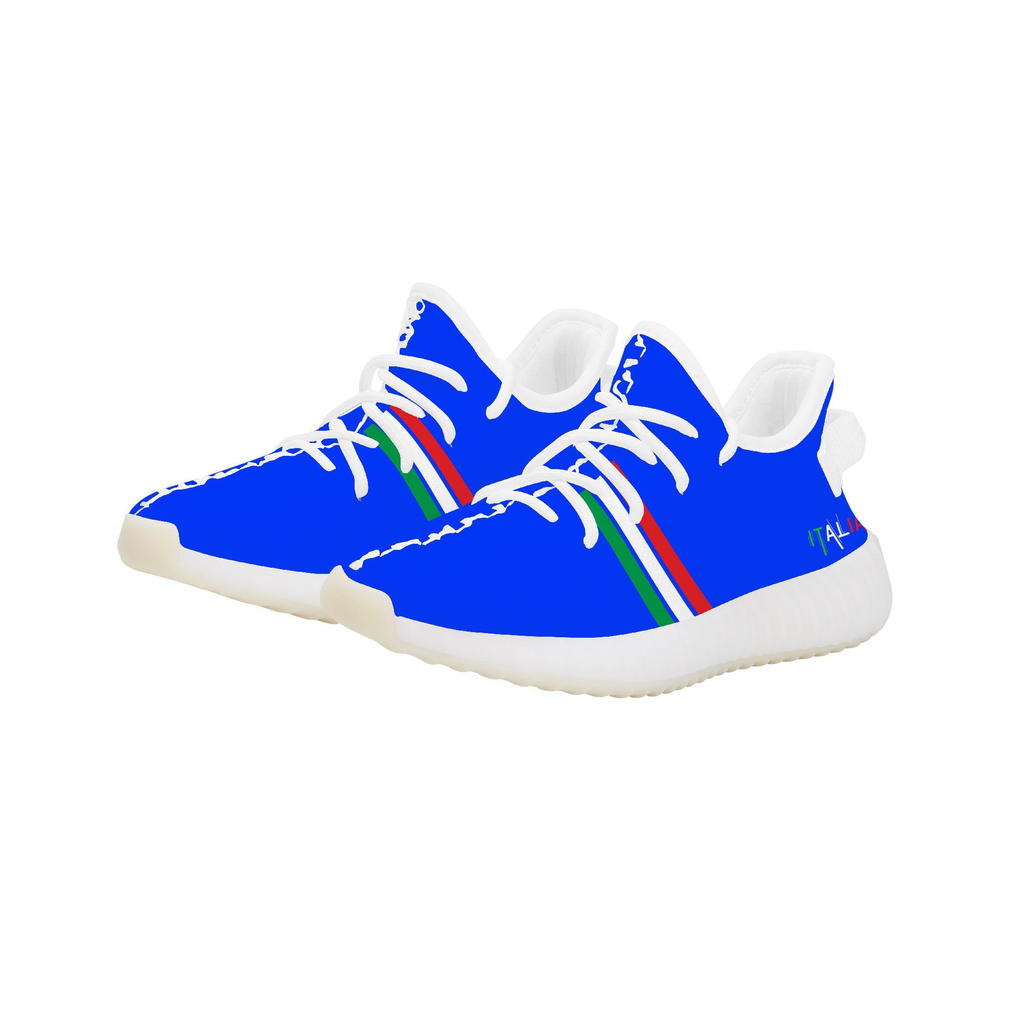 Italia Kids Mesh Knit Sneaker - Blu