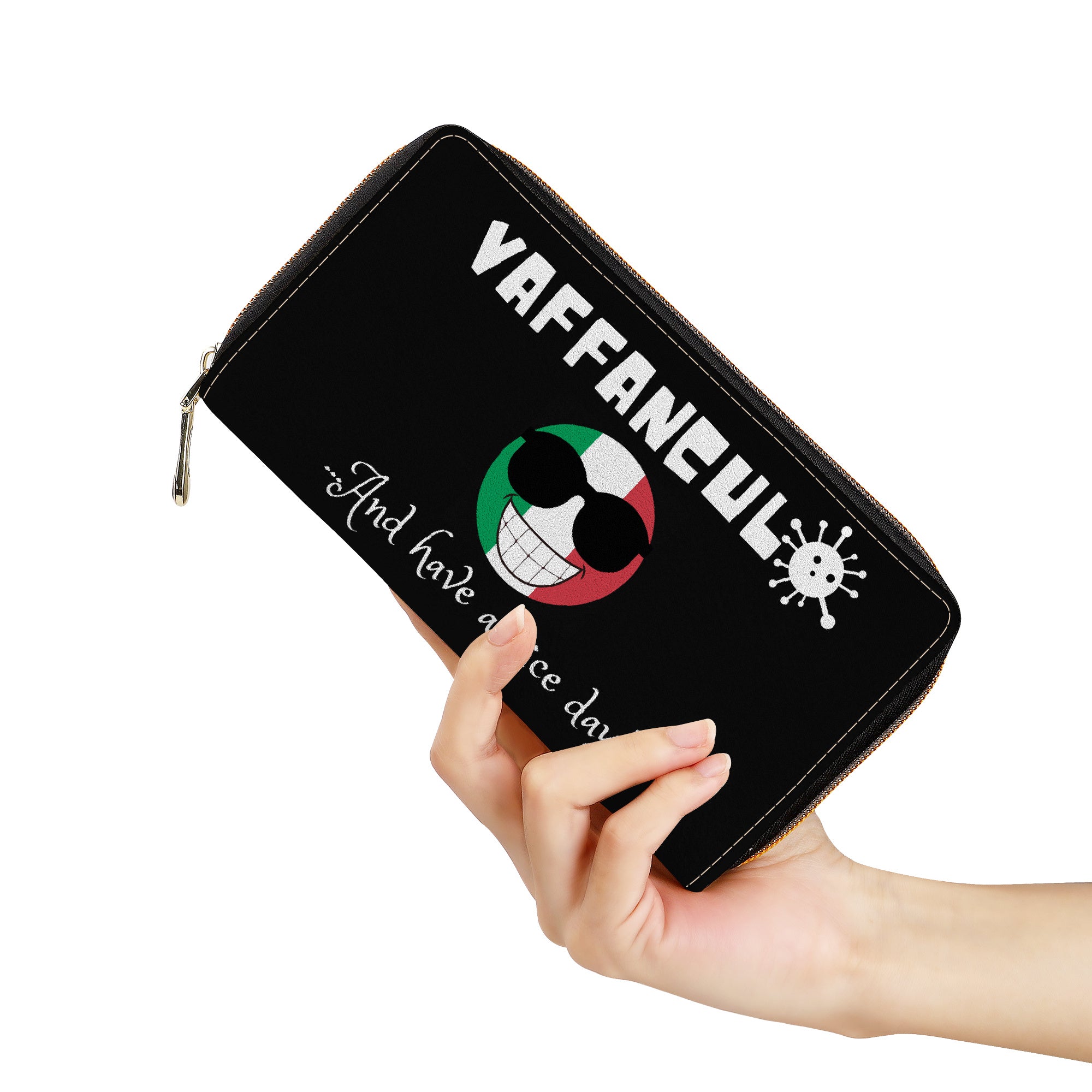 Vaffanculo And Have A Nice Day Zipper Purse Clutch Bag